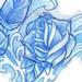 tattoo galleries/ - Blue Sketchbook Traditional Roses and Filigree Tattoo Concept - 60612